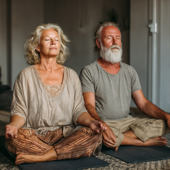 Individuální jógová lekce pro seniory